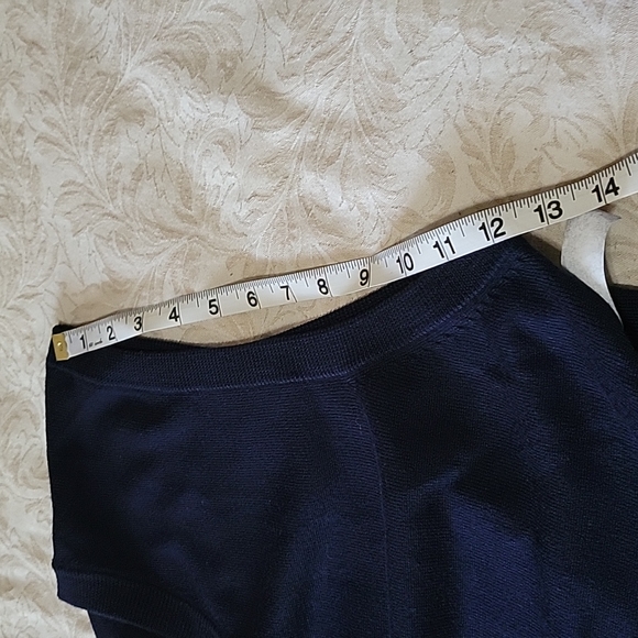 Hart Schaffner Marx Fine Merino Wool Sweater Vest Tall Man Navy Blue XLT 2XT NWT - Picture 13 of 15